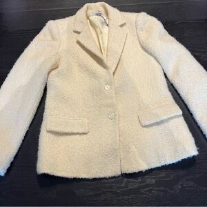 Vintage Chic Cream Women's Blazer